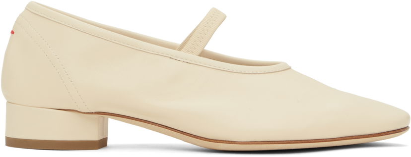Догляд за взуттям Aeyde Aeyde Pippa Leather Ballerina Flats бежевий | A11-FL-GLVR25RO126-SS25-100-007