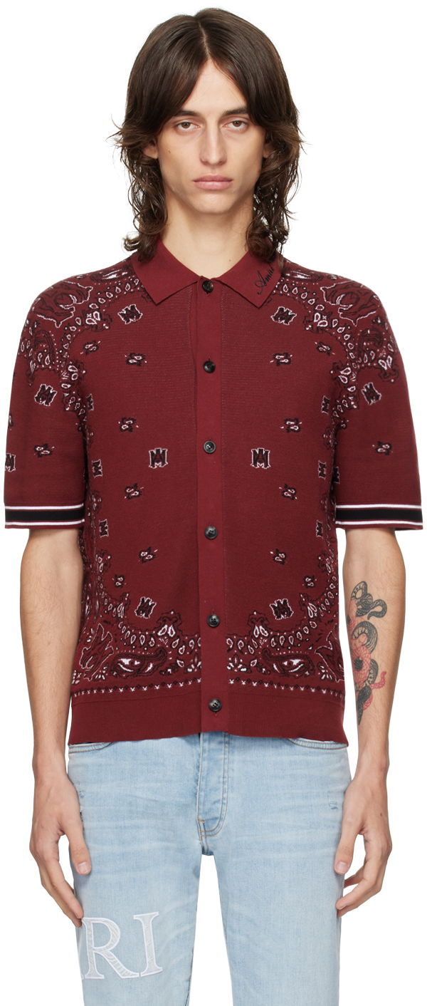 Сорочка AMIRI Red Bandana Shirt Червоний | AMKNPO1029