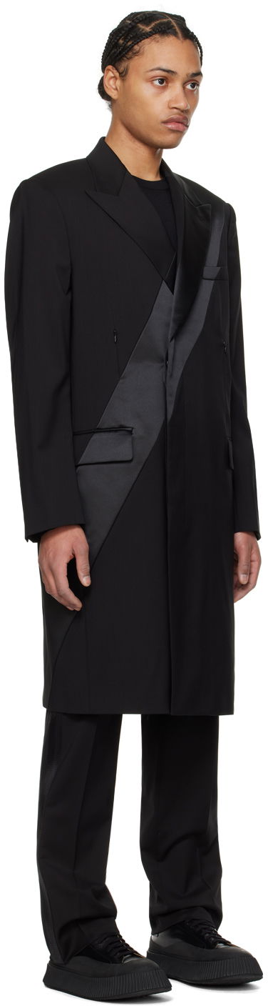 Пальто Helmut Lang Helmut Lang Tuxedo Car Coat чорний | O01HM402, 1