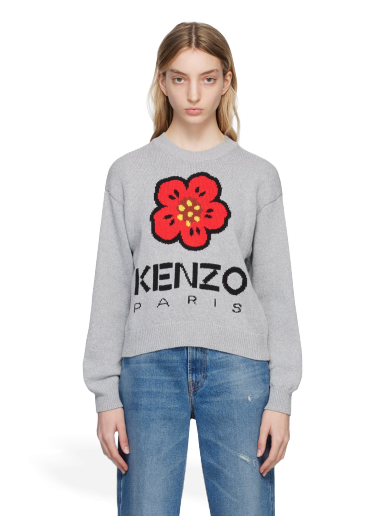 Cветр KENZO Paris Boke Flower Sweater Сірий | FD52PU3803LD