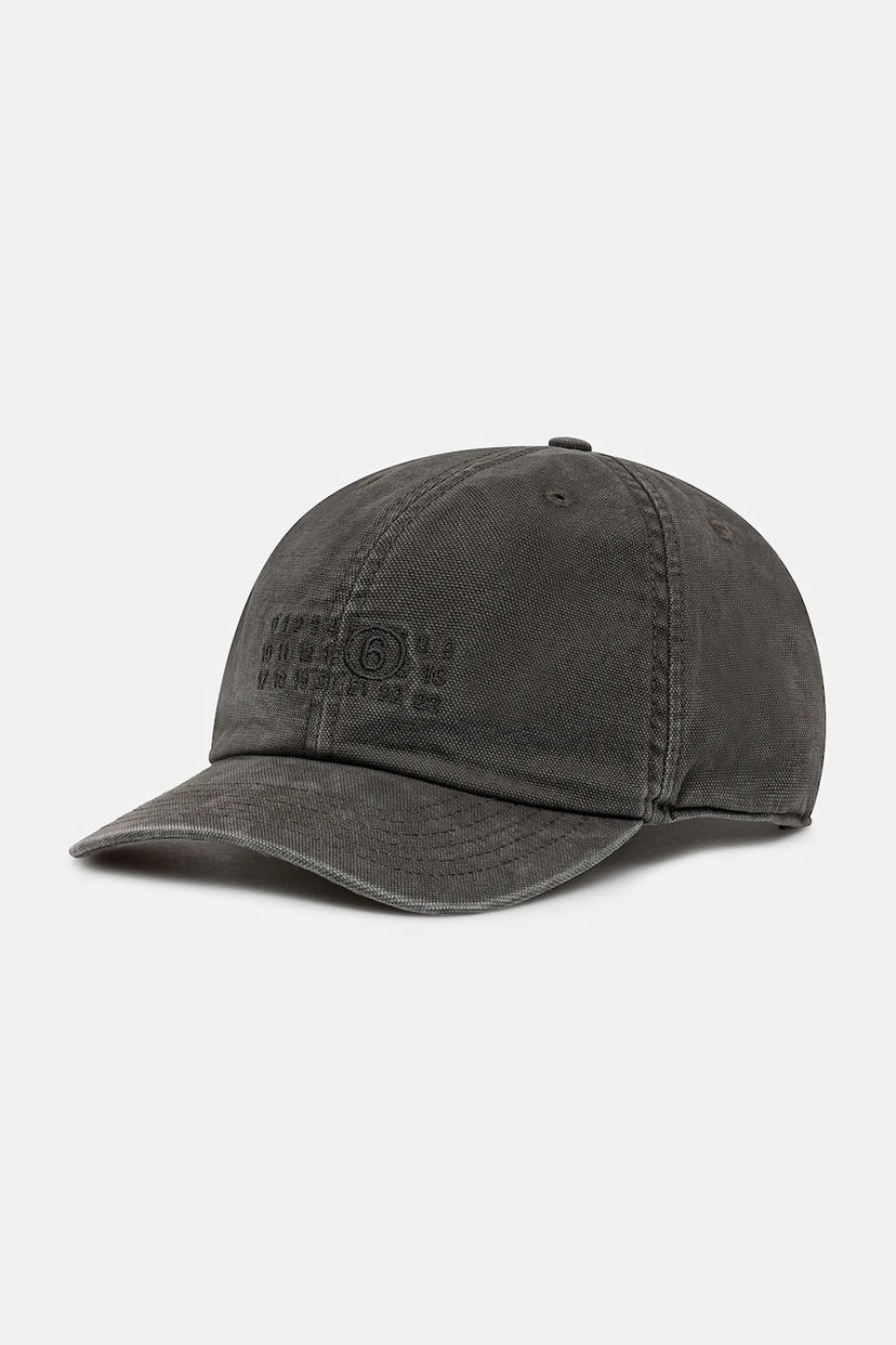 Кепка Maison Margiela MM6 Maison Margiela Cotton Baseball Cap Сірий | SH0TC0005.M35346.860