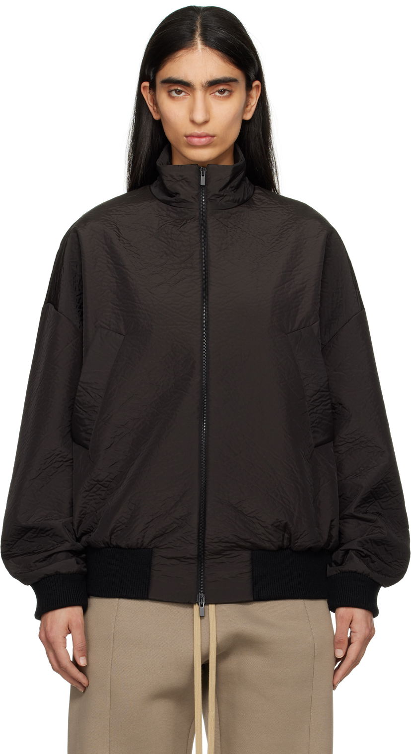 Куртка бомбер Fear of God Fear of God Textured Track Jacket чорний | FGE230-327CPN