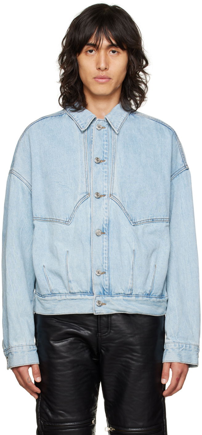 Куртка We11done Faded Denim Jacket Синій | WD-DJ3-22-303-U-SKMP01QCTB