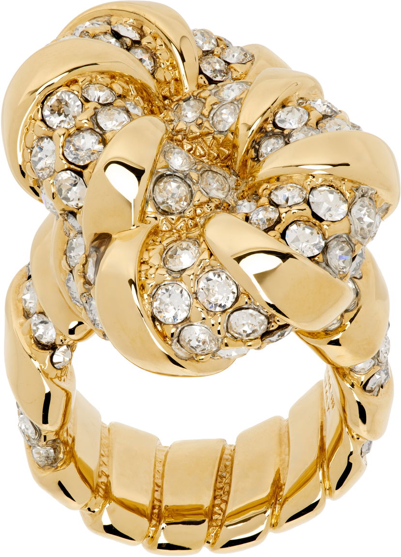 Кільце LANVIN Lanvin Melodie Rhinestone Ring Металік | AW-CJYR1E-NAST-P23