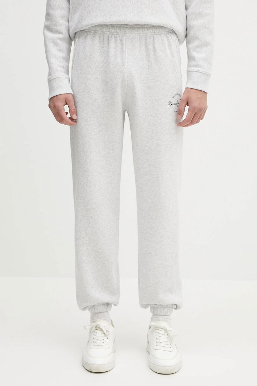 Спортивні штани Sporty & Rich Sporty & Rich Beverly Script Soft Sweatpants Сірий | PA050626257GY03