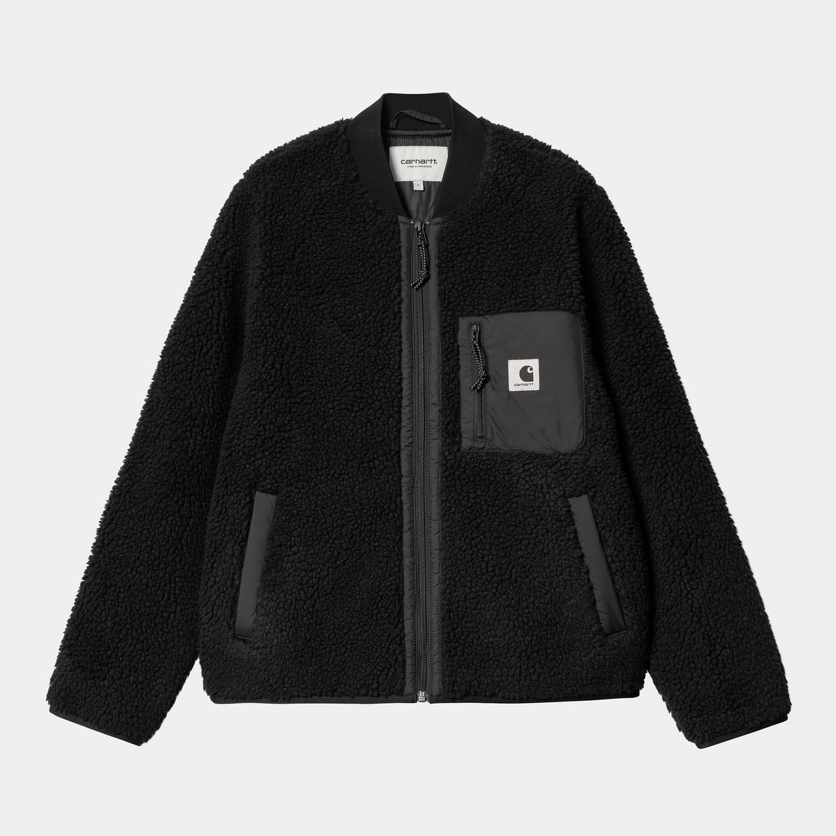 Куртка Carhartt WIP WIP Janet Sherpa Fleece Jacket чорний | I035697_9, 0