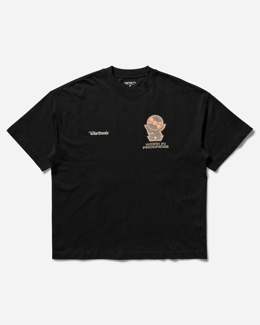 Футболка Carhartt WIP Harttronix Black T-Shirt чорний | I034395 89XX