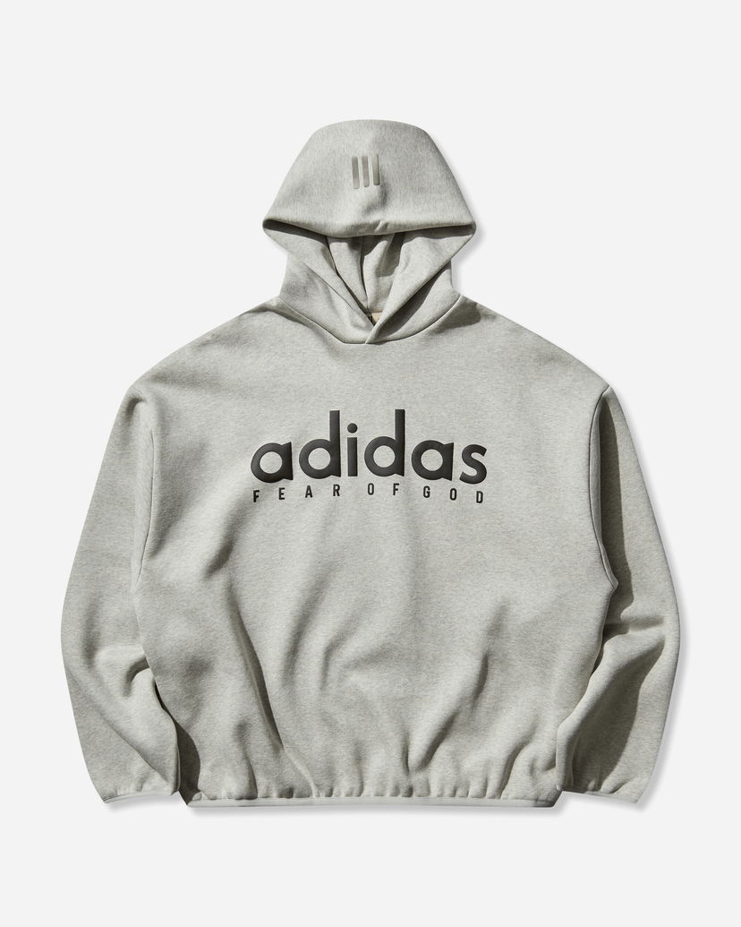 Світшоти adidas Originals Fear of God Athletics Fleece Hoodie Сірий | JZ7367