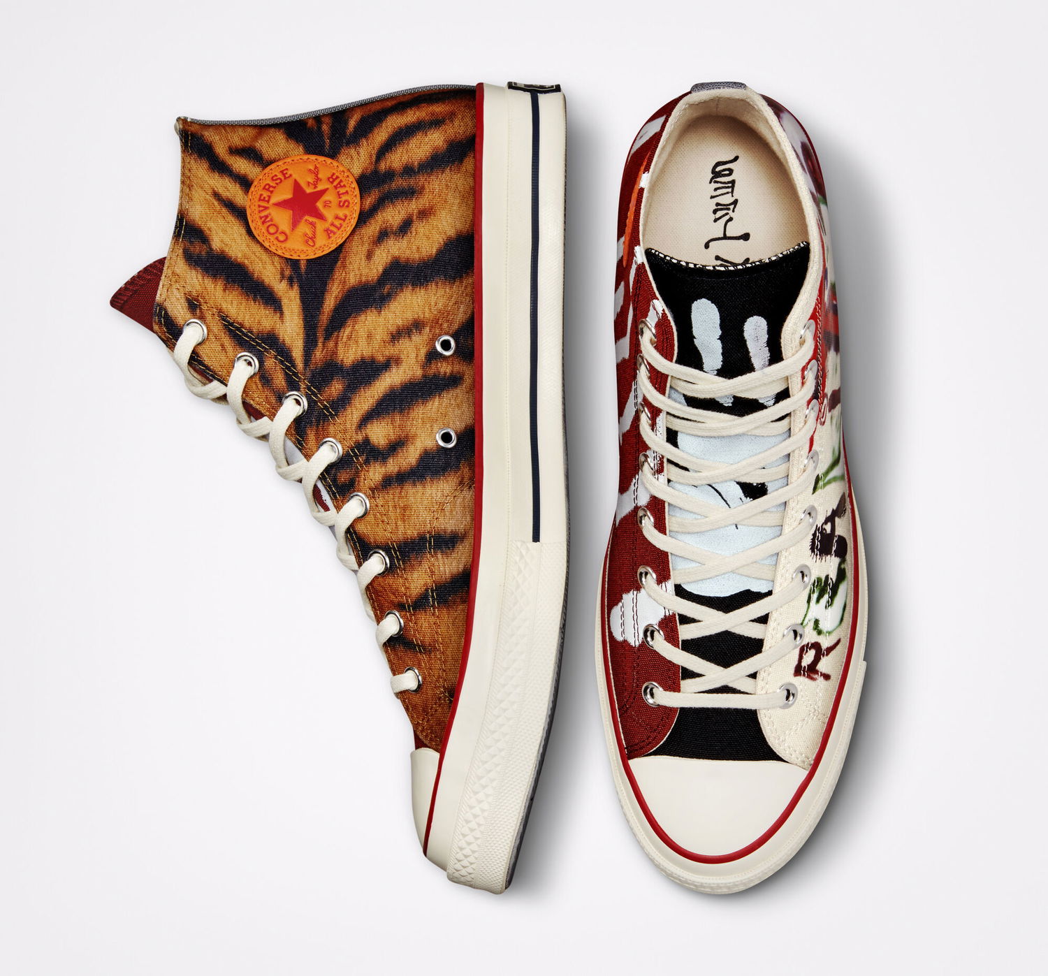 Кросівки та взуття Converse Come Tee x Chuck 70 Hi Різнокольоровий | 173121C, 1