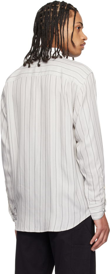 Сорочка rag & bone rag & bone Matthew Striped Shirt білий | MBW24HA006PKML, 2