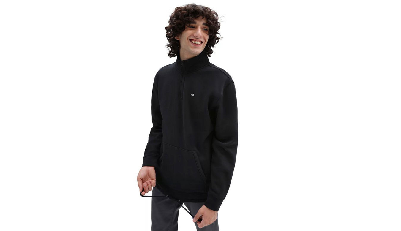 Світшоти Vans Versa Standard Q-Zip чорний | VN0A5KDSBLK, 1
