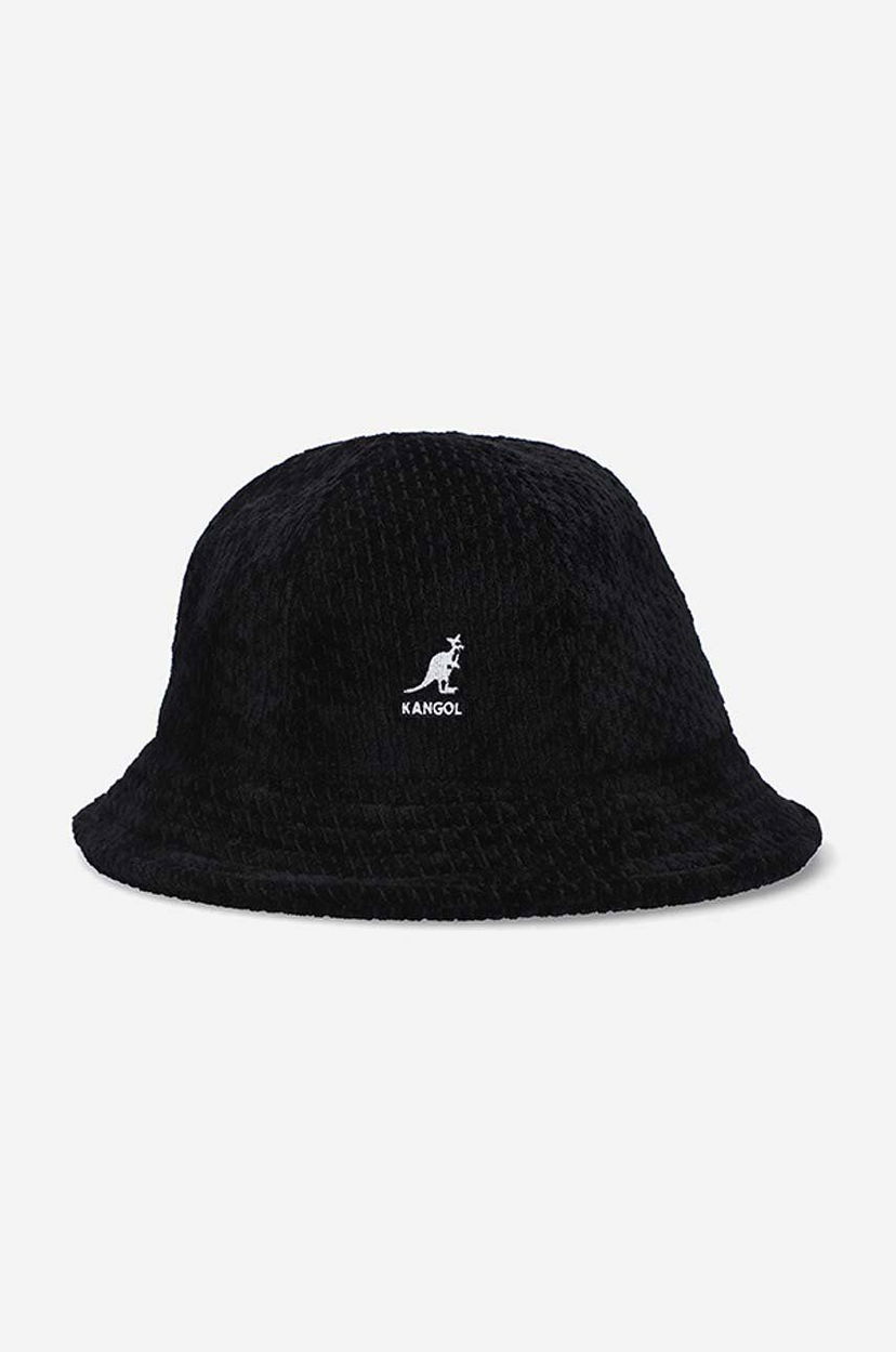 Капелюх Kangol Casual Slub Velour Bucket Hat чорний | K5319.BLACK