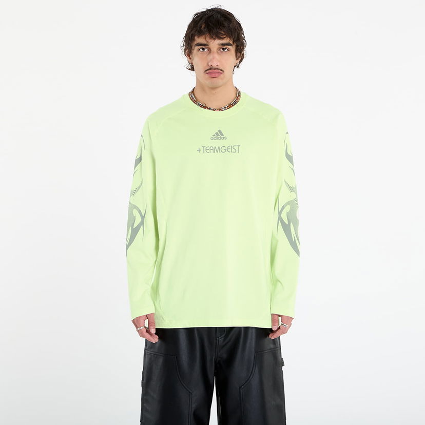 Футболка adidas Originals Adilenium Season 4 Teamgeist Graphic Long Sleeve T-Shirt Зелений | KF8541