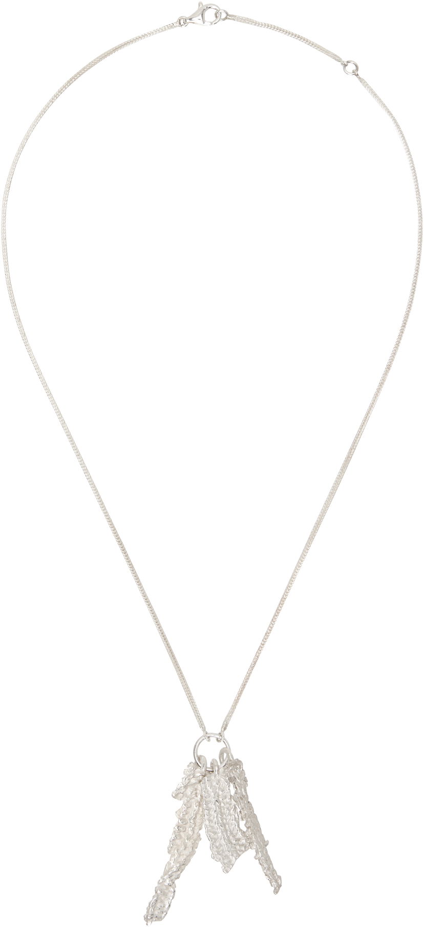 Кольє OUR LEGACY Casted Knit Necklace Металік | A4258NF