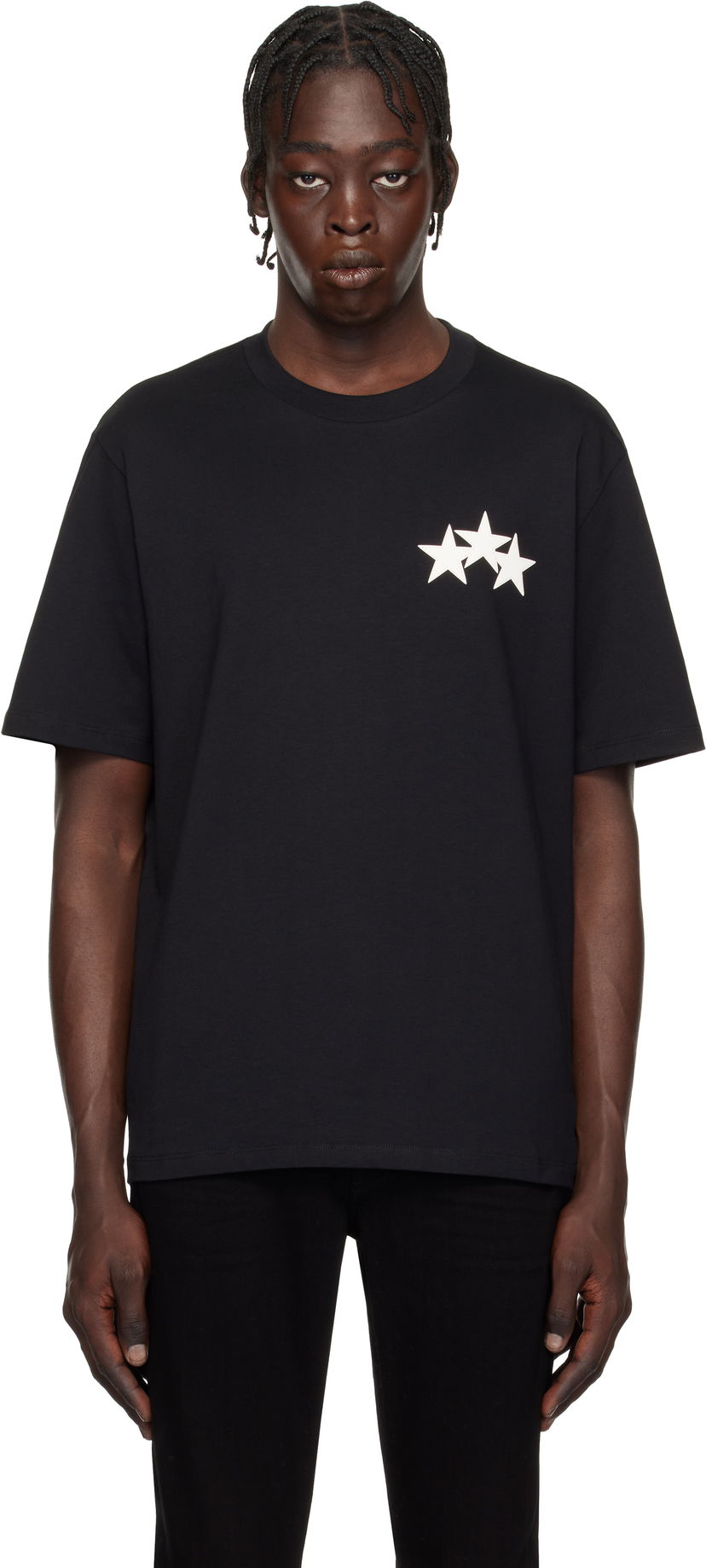 Футболка AMIRI Three Star Graphic T-Shirt чорний | AMJYTE1148