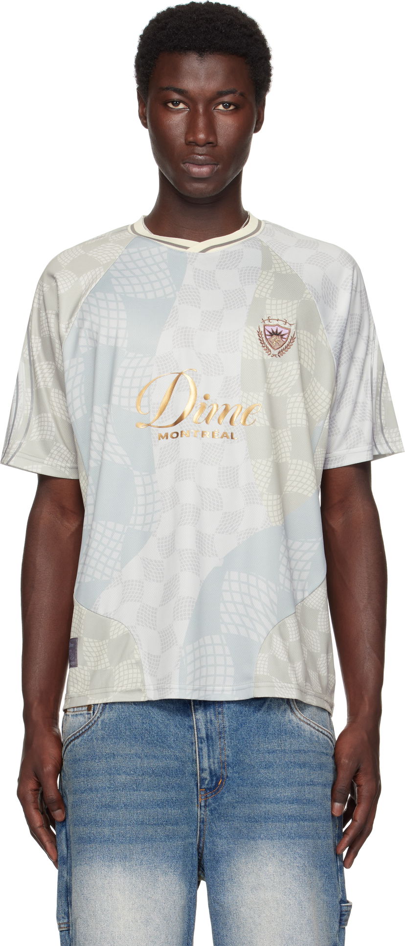 Джерсі Dime Dime Checkered Home Jersey бежевий | DIMESU254CRE