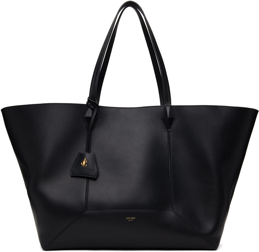 сумка-тоут Jimmy Choo Jimmy Choo Diamond L Tote Bag чорний | DIAMOND TOTE/L HUT