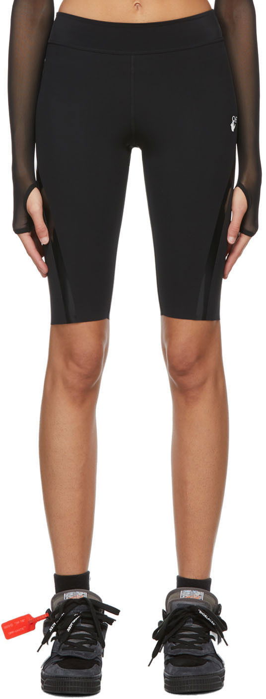 Шорти Off-White Off-White Athleisure Cycling Shorts чорний | OWVH011E20JER0011001