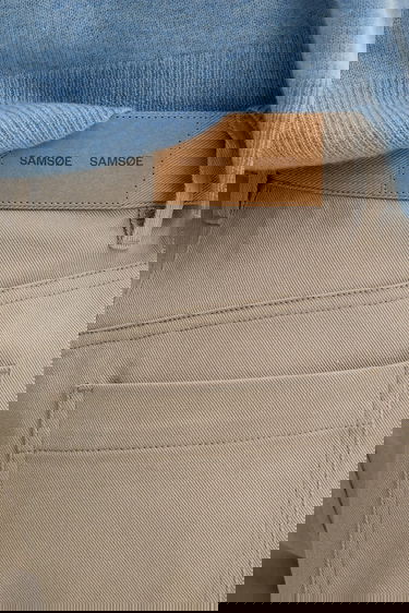 Шорти Samsoe Samsoe Samsoe Samsoe SAHARP High Waist Shorts бежевий | F25200114, 3