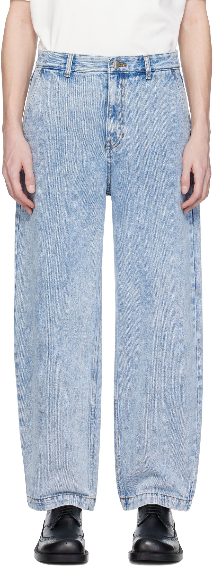 Джинси ADER ERROR ADER error Sig; TRS Tag 03 Jeans Синій | BO42FYJE0103SB