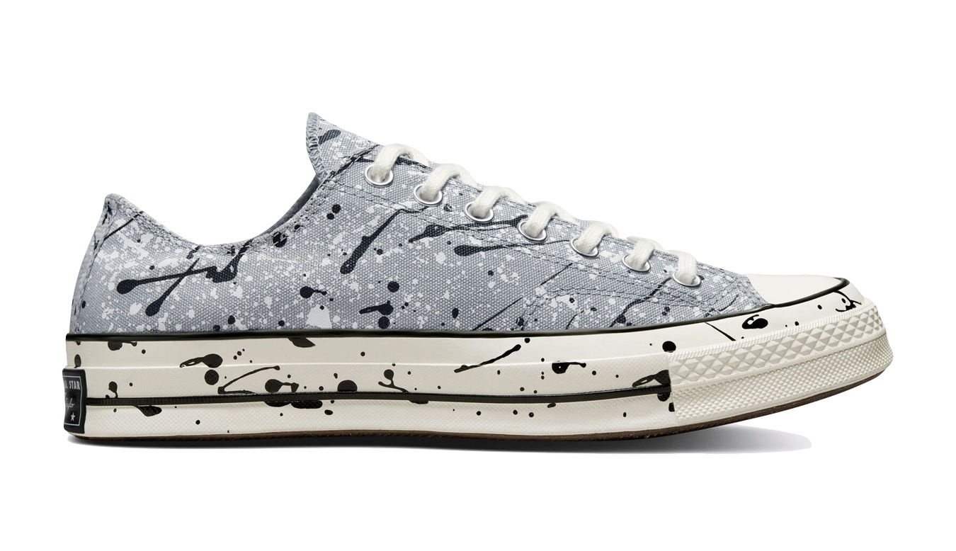 Кросівки та взуття Converse Chuck 70 Low "Archive Paint Splatter" Сірий | A01172C, 1