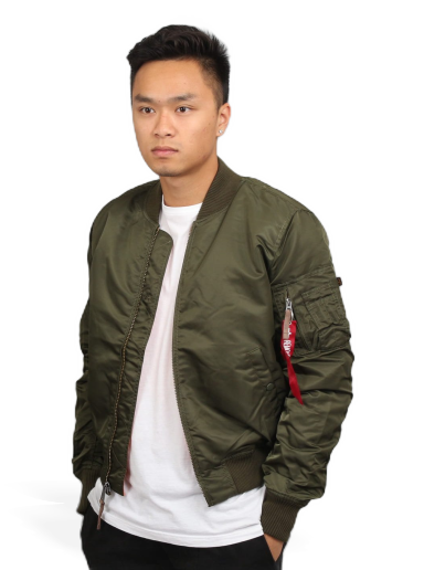 Куртка бомбер Alpha Industries MA - 1 VF 59 Зелений | 191118 257