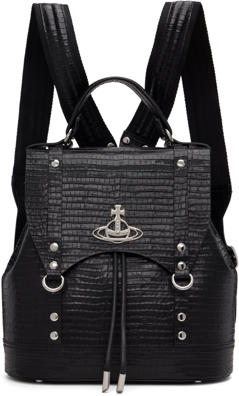 Рюкзак Vivienne Westwood Vivienne Westwood Max Small Backpack чорний | 4A030006U-L00C1-