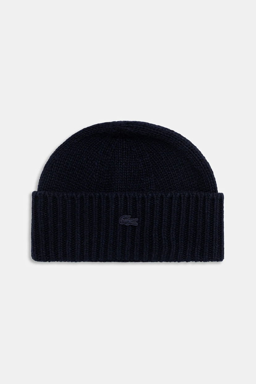 Шапка Lacoste Lacoste Wool Beanie темно-синій | RB4163