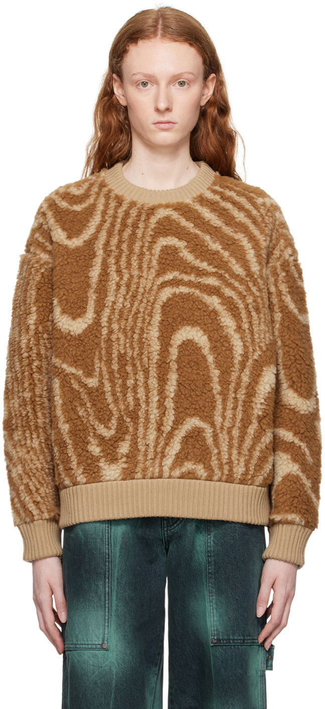 Cветр Stella McCartney Stripe Knit Sweater Коричневий | 6J02093SPX70