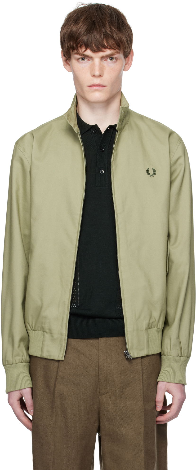Куртка Fred Perry Fred Perry Classic Harrington Jacket Зелений | J8568