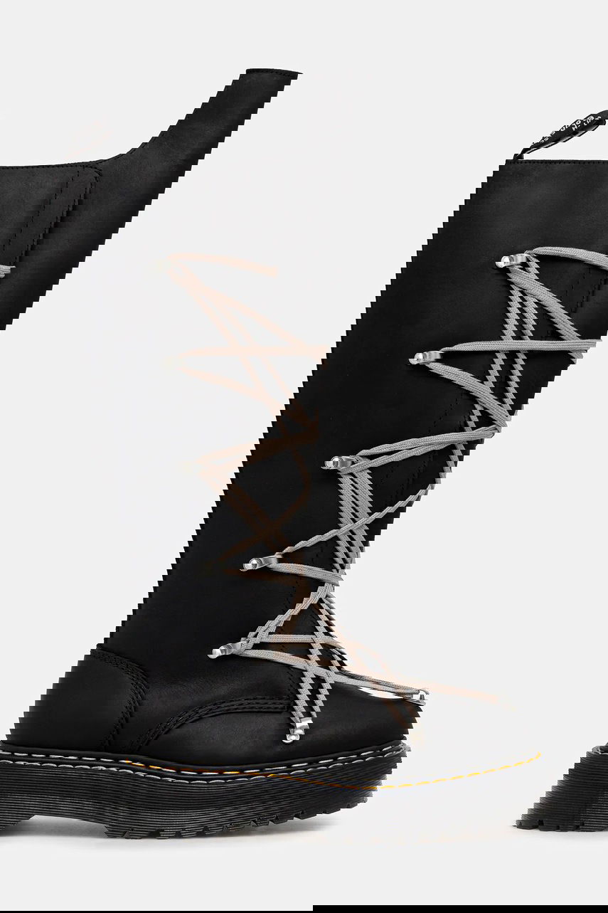 Кросівки та взуття Rick Owens Rick Owens DRKSHDW 1B60 Quad Sole Pentalace Platform Boot чорний | DW02E6811.0001, 1