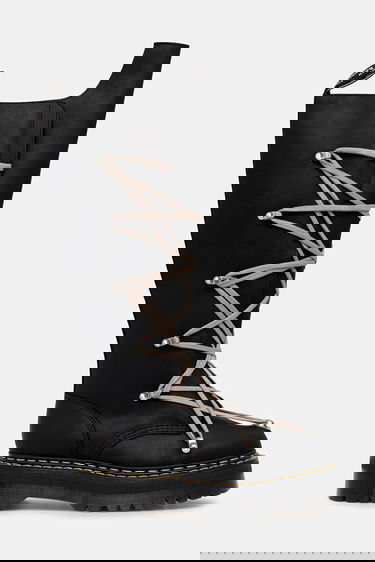 Кросівки та взуття Rick Owens Rick Owens DRKSHDW 1B60 Quad Sole Pentalace Platform Boot чорний | DW02E6811.0001, 1