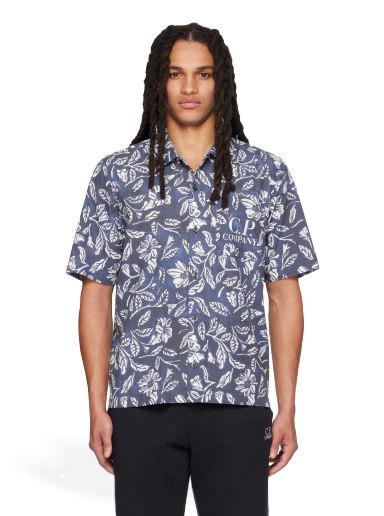 Сорочка C.P. Company Floral Shirt Синій | 14CMSH283A-006532P