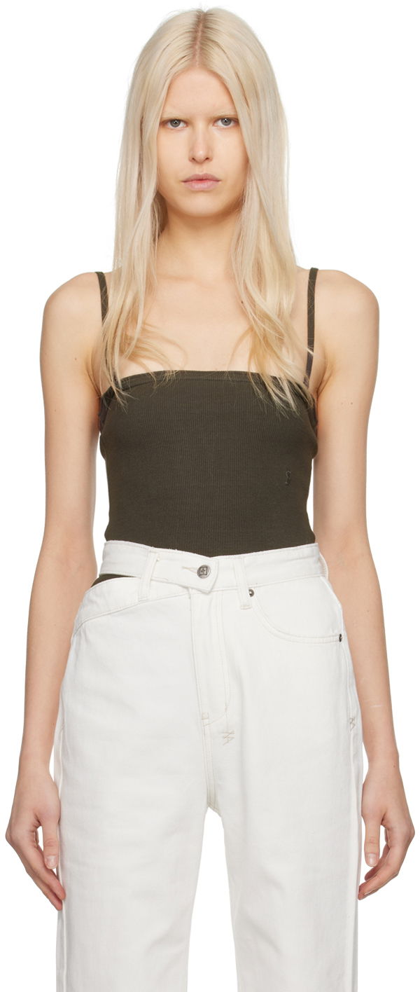 Безрукавка Ksubi Arise Tube Bodysuit Зелений | WPS24BS002
