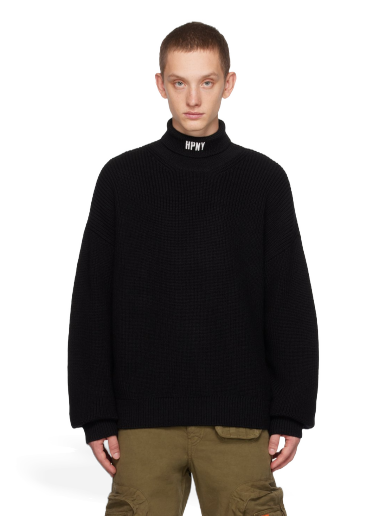 Cветр HERON PRESTON 'HPNY' Turtleneck чорний | HMHA006F23KNI0011001