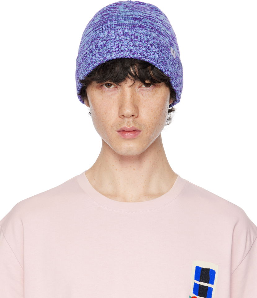 Шапка JW Anderson JW Anderson Knitted Beanie Фіолетовий | KW1371-YN0008