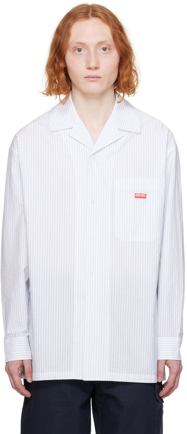 Сорочка KENZO Paris Crinkled Shirt білий | FE55CH5249LD