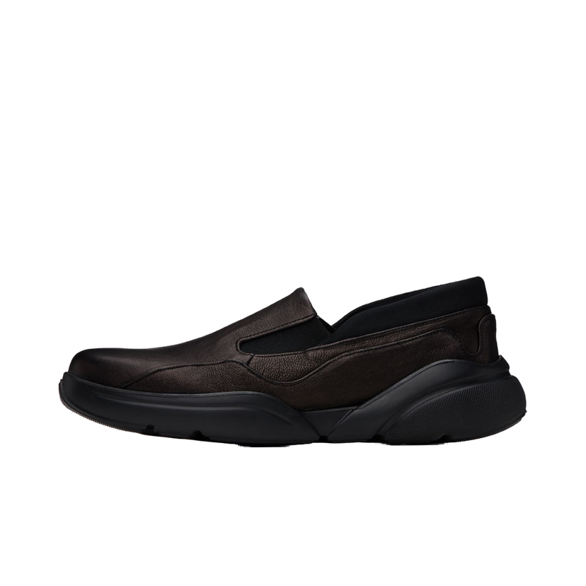 Кросівки та взуття Eckhaus Latta Leather Loafer Sneakers чорний | FEKLMMSNK09009