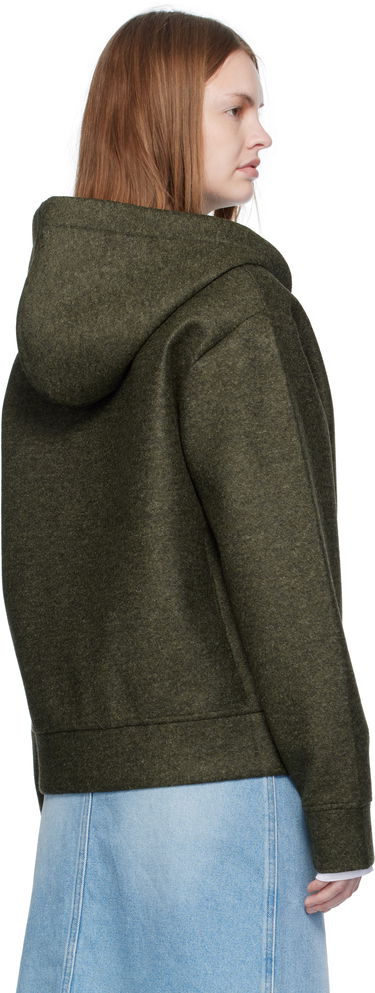 Світшоти A.P.C. A.P.C. Alvin Wool Zip-Up Hoodie Зелений | PSAFU-M27993, 2