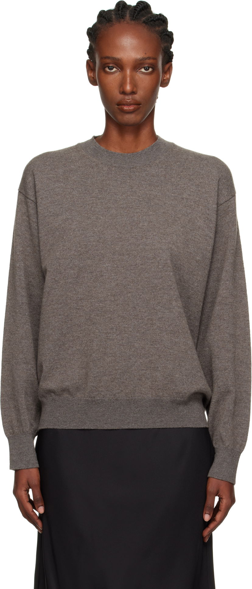 Cветр Róhe Róhe Crew-Neck Sweater Сірий | 416-23-318