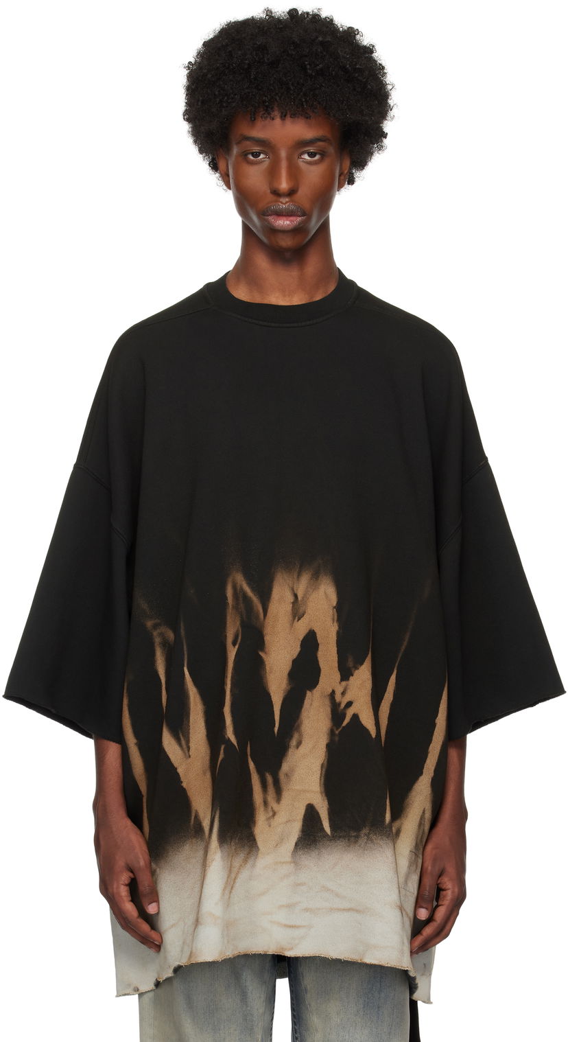 Футболка Rick Owens Porterville Tommy T-shirt чорний | DU02D2259 FSUN