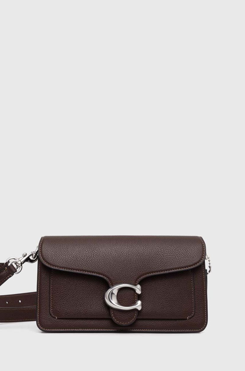 Сумочка Coach Leather Handbag Коричневий | CH857