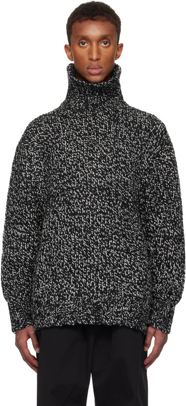 Cветр We11done We11done Chunky Knit Turtleneck Sweater чорний | WD-KT3-24-651-U-B2, 0