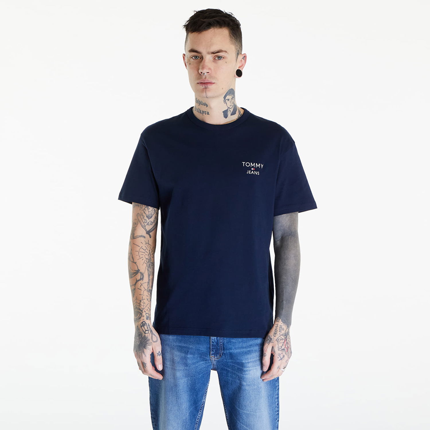 Футболка Tommy Hilfiger Reg Corp Tee Ext Blue Синій | DM0DM18872 C1G, 0