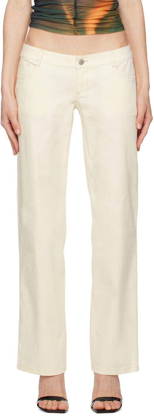 Штани Miaou Miaou Atlas Trousers бежевий | 1023SCCRE
