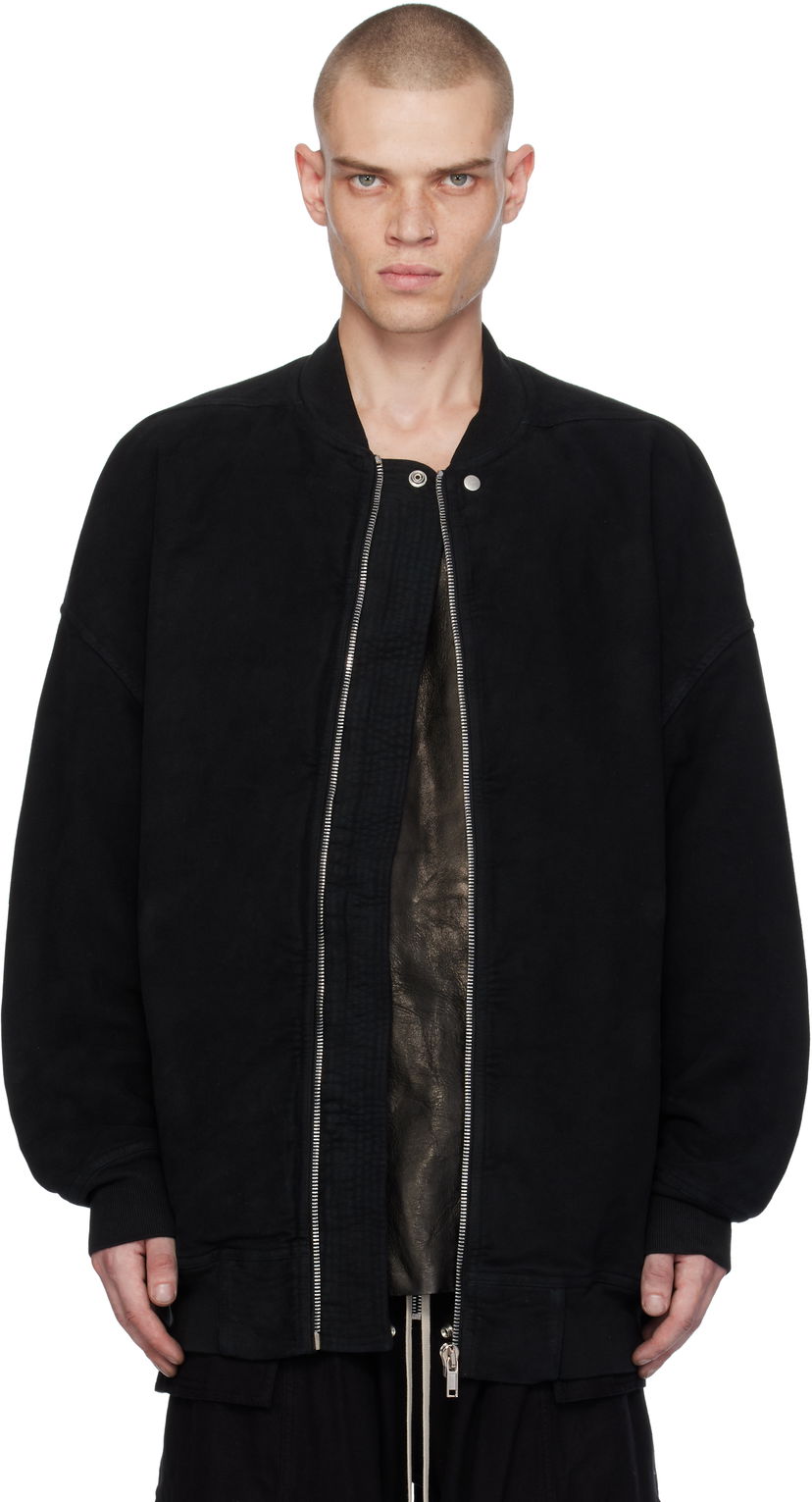 Куртка бомбер Rick Owens Bomber Jacket Jumbo Flight чорний | DU02D2776 MO