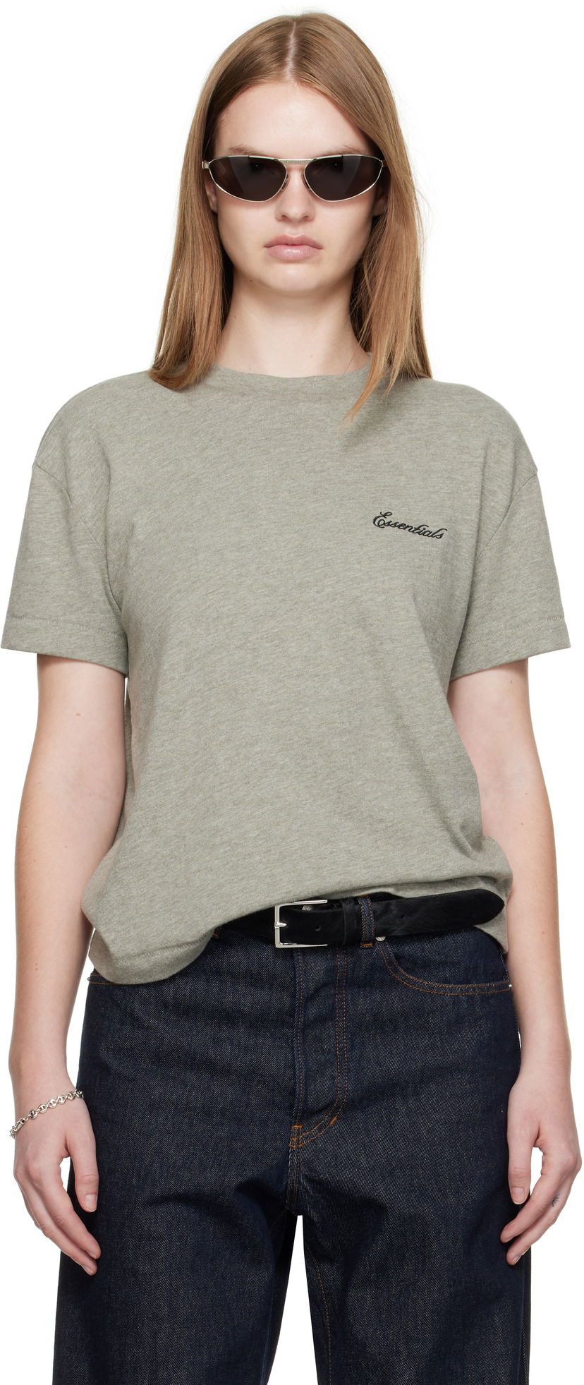 Футболка Fear of God Fear of God ESSENTIALS Classic Fit T-Shirt Сірий | 125SP255865FW