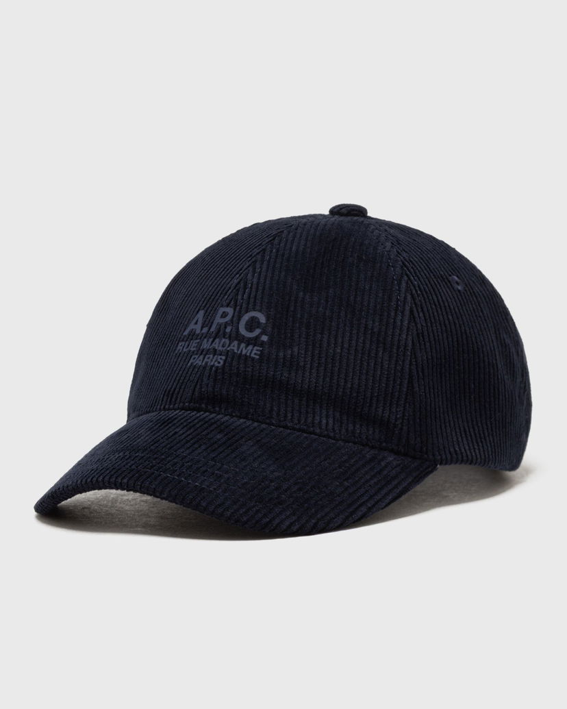 Кепка A.P.C. Charlie Rue Madame Corduroy Cap темно-синій | COHBB-M24163-IAK