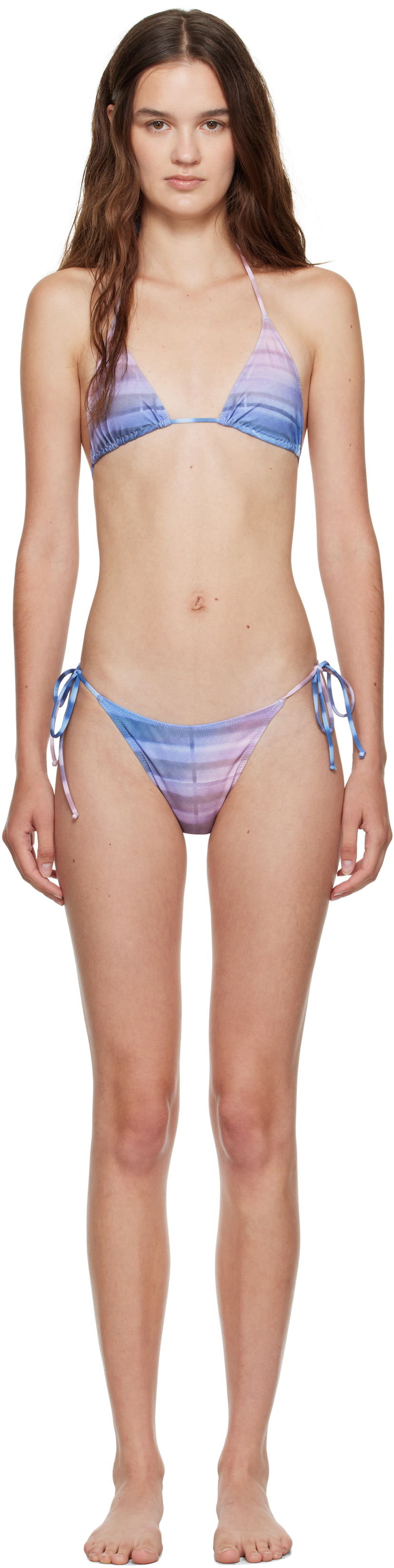 Купальники Jean Paul Gaultier Jean Paul Gaultier Body Printed Air Bikini Фіолетовий | 25/03-W-BS032-J011P-565034