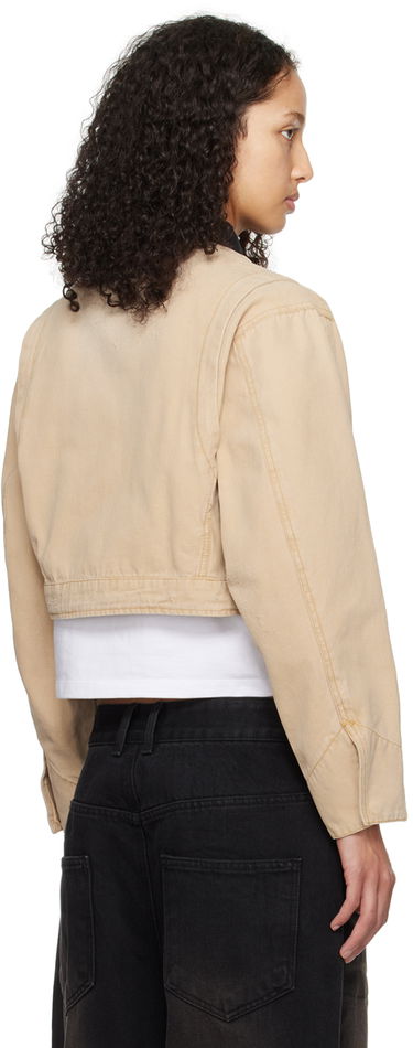 Куртка We11done We11done Distressed Cropped Jacket бежевий | WD-DJ0-24-309-W-BG, 2